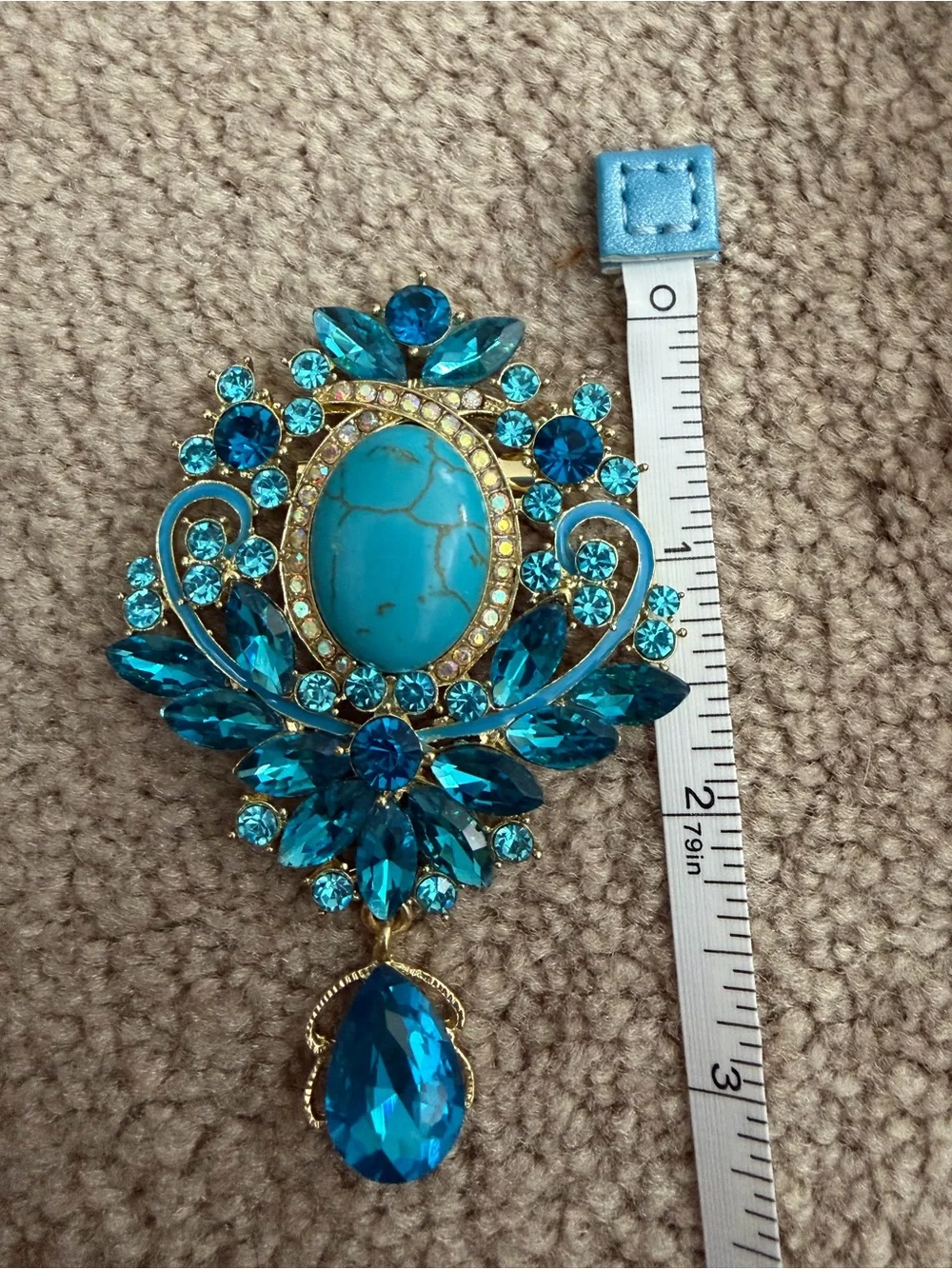 NWOT Aratta Silent Journey- “The Mystical Pin”- Blue